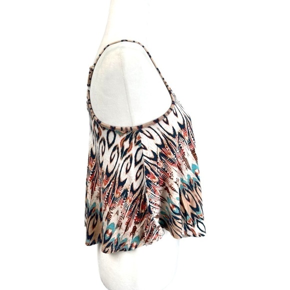 American Rag Tribal Adjustable Spaghetti Strap Top - Size Small - Picture 5 of 8